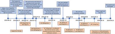 Toxic epidermal necrolysis in hepatitis A infection with acute-on-chronic liver failure: Case report and literature review